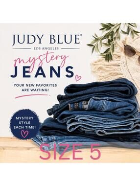 Judy Blue Jeans Mystery Box Size 5; 2 Pairs of Jeans New With Tags